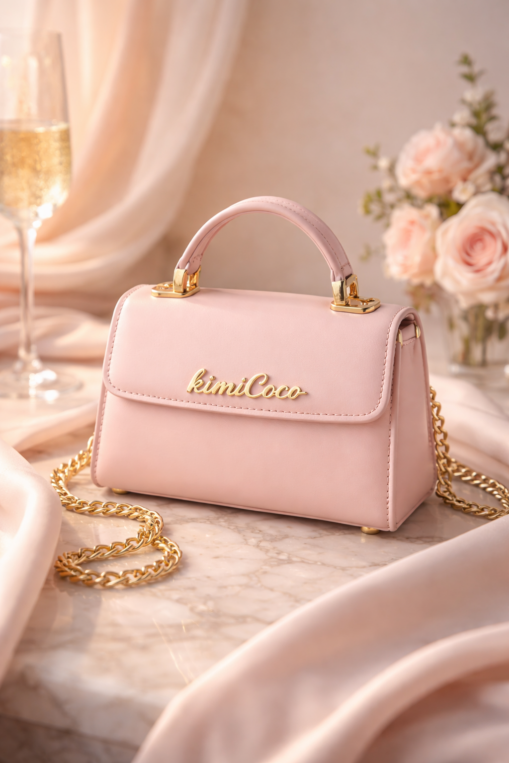 KimiCoco Structured Mini Handbag – Luxury Women’s Designer Shoulder Bag | Touch That Up Girl™