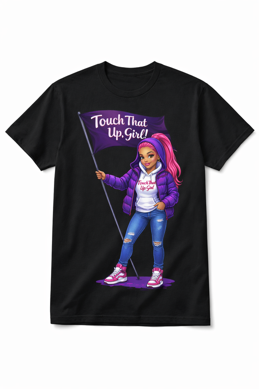 Touch That Up Girl™ Tees – Discovery Brand Graphic Trendy Shirt