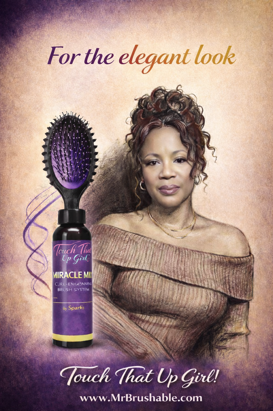 TOUCH THAT UP GIRL KIMICOCO WAVE & CURL DEFINING MIRACLE MIX BRUSH SYSTEM