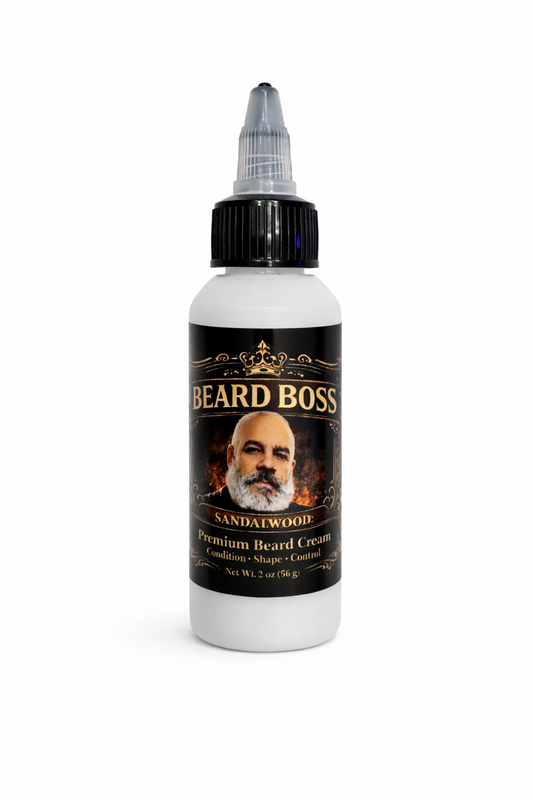 Touch That Up Girl™ Beard Cream for Men – Softening, Moisturizing & Conditioning Beard Cream – Hydrates, Tames Frizz & Promotes Healthy Beard Growth – Non-Greasy Grooming Formula