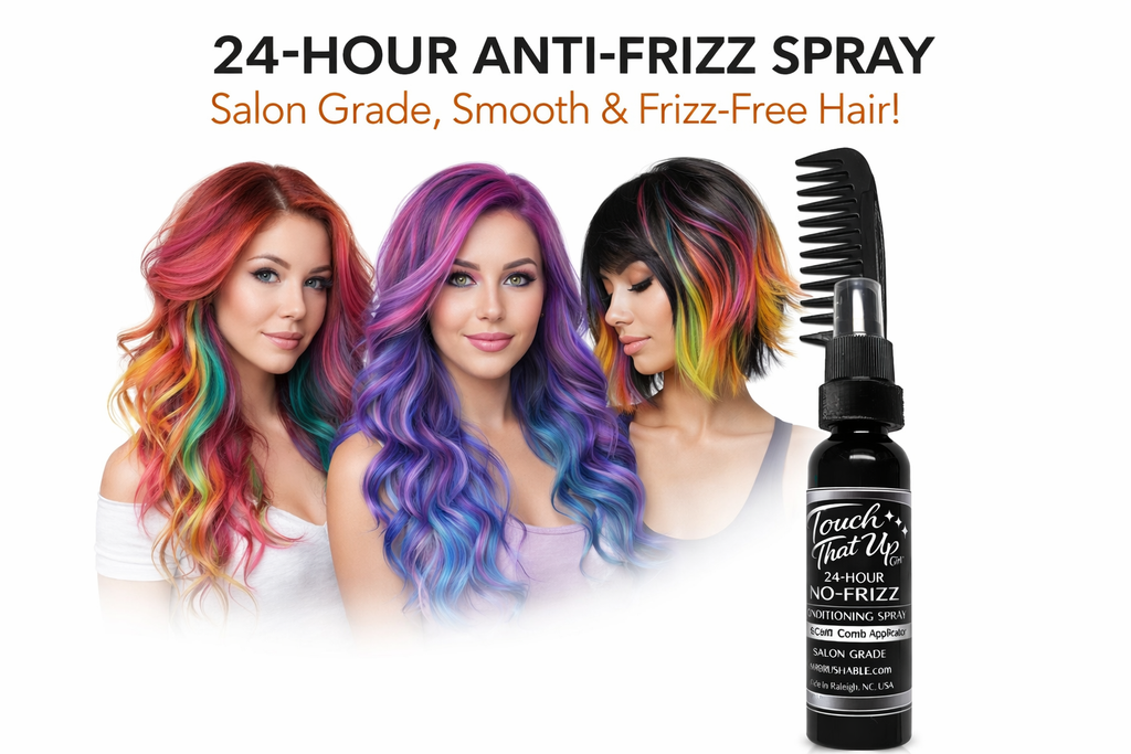 Touch That Up Girl No-Frizz Spray with Comb Collar System