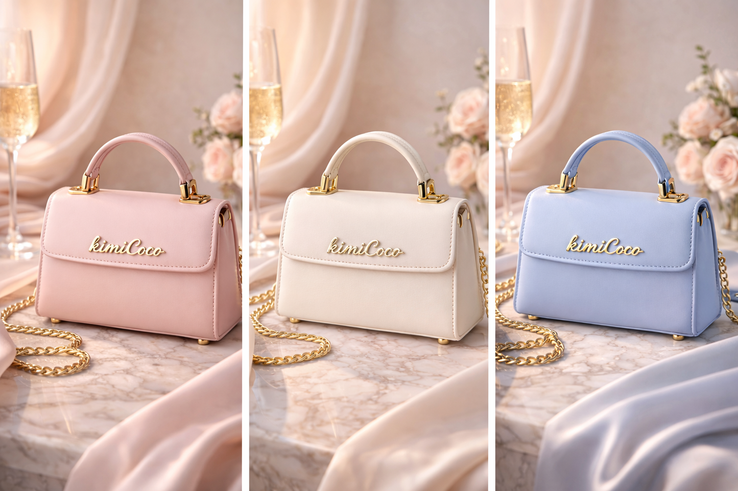 KimiCoco Structured Mini Handbag – Luxury Women’s Designer Shoulder Bag | Touch That Up Girl™