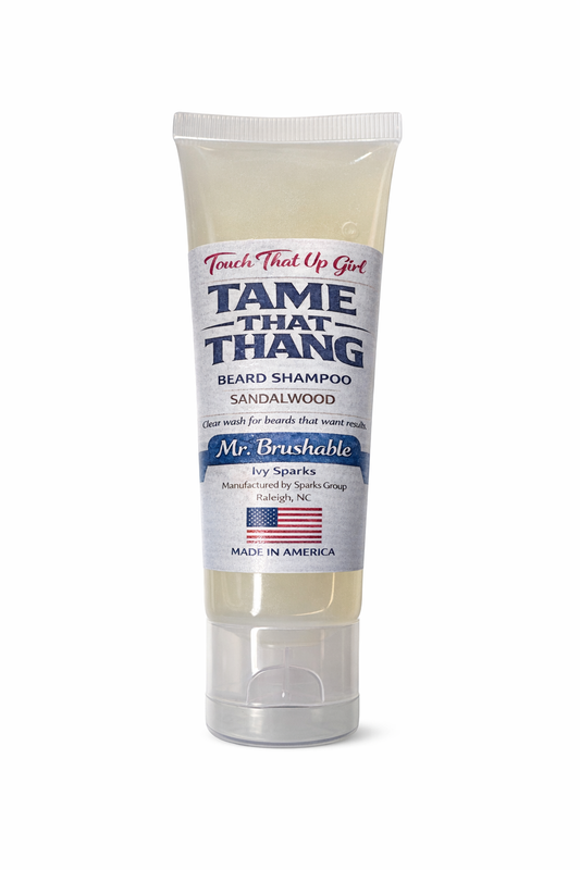 Tame That Thang™ Beard Shampoo – Sandalwood or Unscented (Short &amp; Tall Sizes)