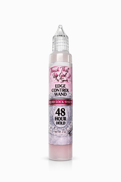 Edge Control Wand – Free-Standing Edge Control Applicator w/Brush/Comb/Pick | Touch That Up Girl by Sparks
