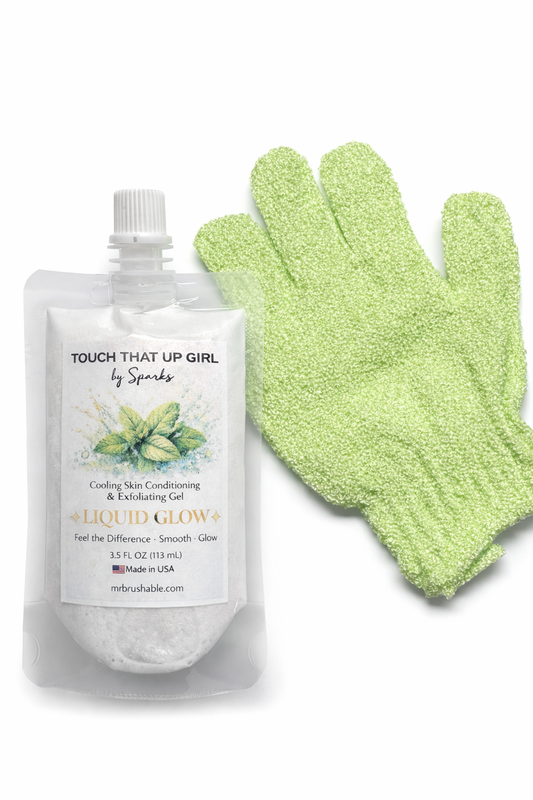 Liquid Glow™ Facial Exfoliating Gel + Exfoliating Gloves Set