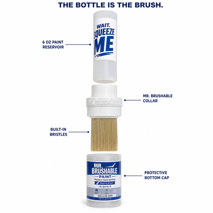 Mr. Brushable™ Touch-Up Paint — The Bottle Is the Brush