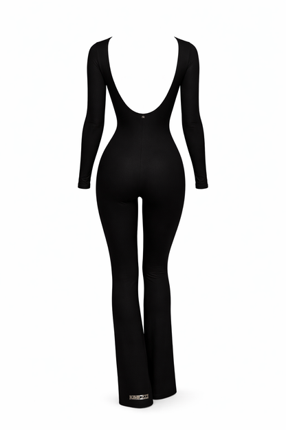 Women’s Sculpt Jumpsuit – After Dark Long Sleeve Bodycon