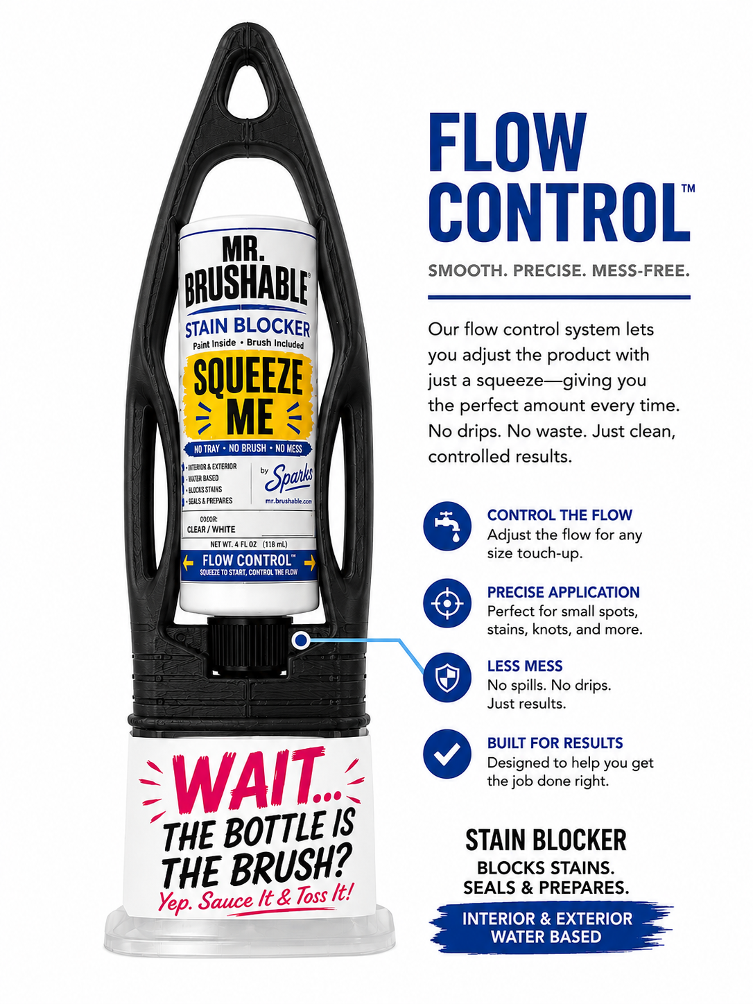 Mr. Brushable® Touch-Up Paint with Flow Control™ ⭐