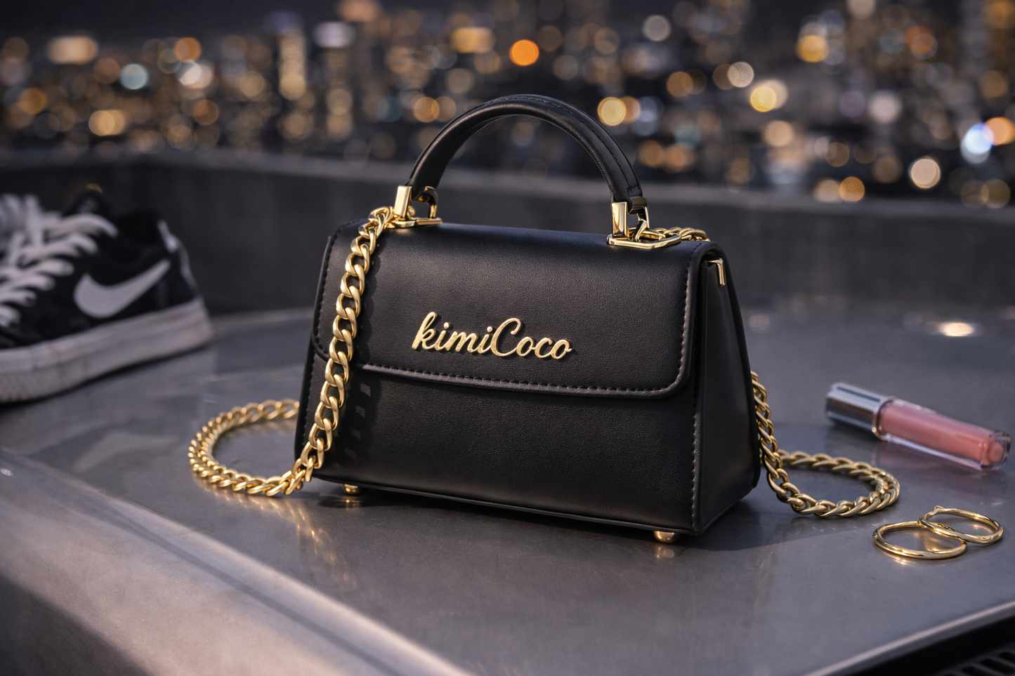 KimiCoco Structured Mini Handbag – Luxury Women’s Designer Shoulder Bag | Touch That Up Girl™