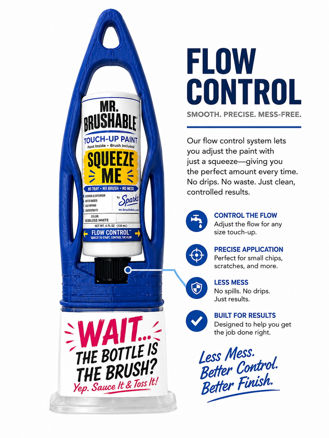Mr. Brushable® Touch-Up Paint with Flow Control™ ⭐