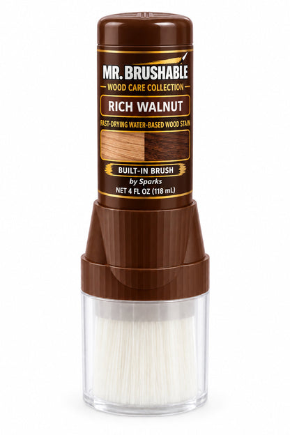 Mr. Brushable touch-up paint with built-in brush, interior and exterior