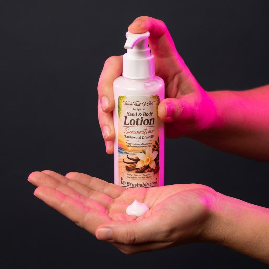 Vanilla Sandalwood Glow Lotion.