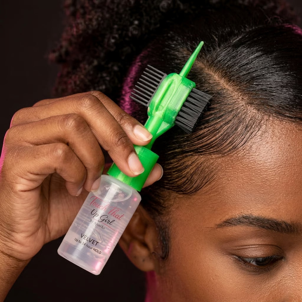 Edge Control Gel Wand with Built-In Comb – Sleek Edges & Baby Hair Styling, Travel Size Touch-Up Tool for Smooth, Long-Lasting Hold