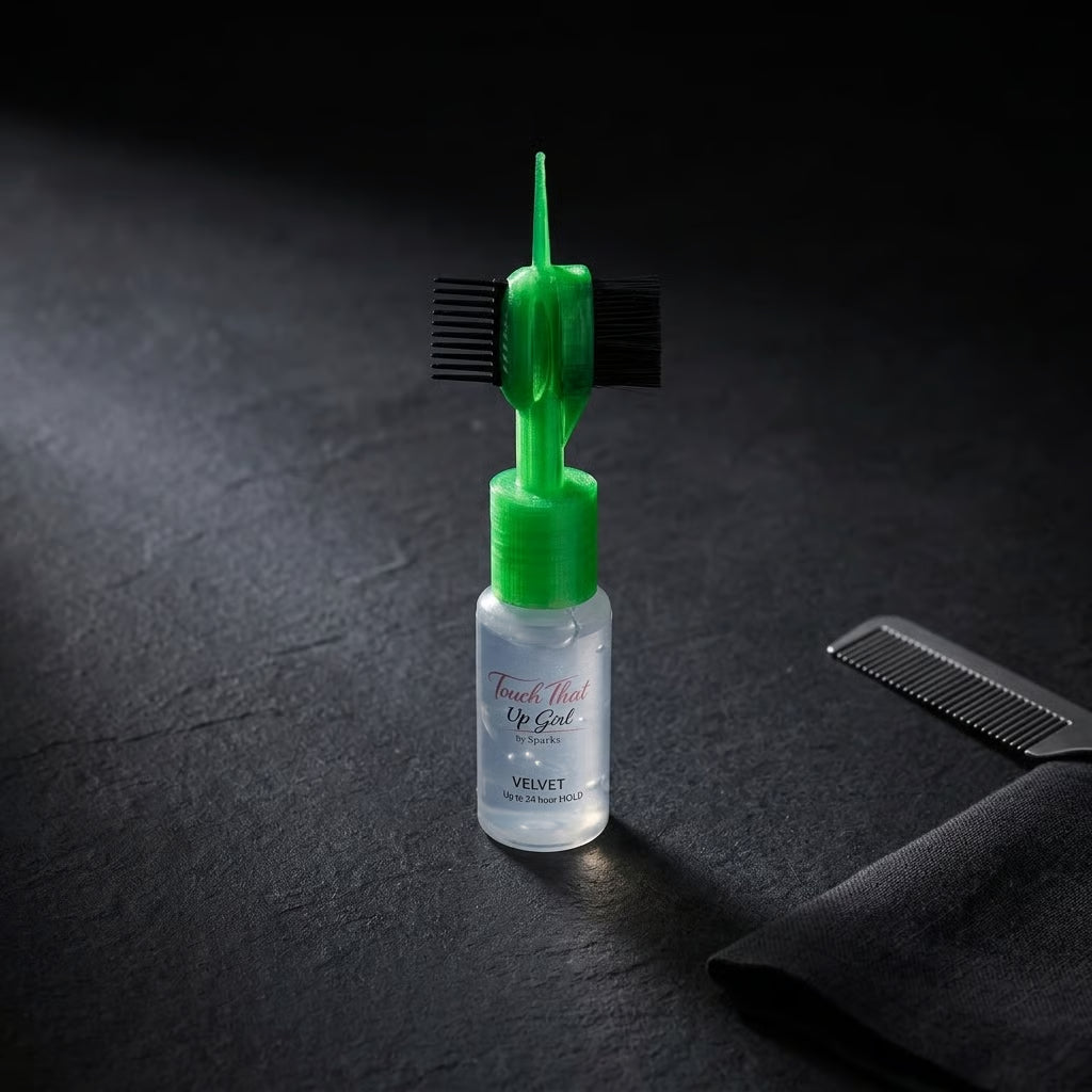 Edge Control Gel Wand with Built-In Comb – Sleek Edges & Baby Hair Styling, Travel Size Touch-Up Tool for Smooth, Long-Lasting Hold