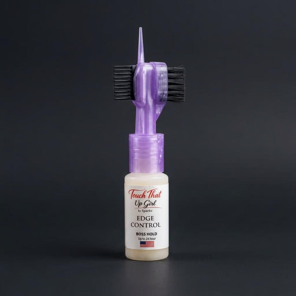 Edge Control Gel Wand with Built-In Comb – Sleek Edges & Baby Hair Styling, Travel Size Touch-Up Tool for Smooth, Long-Lasting Hold