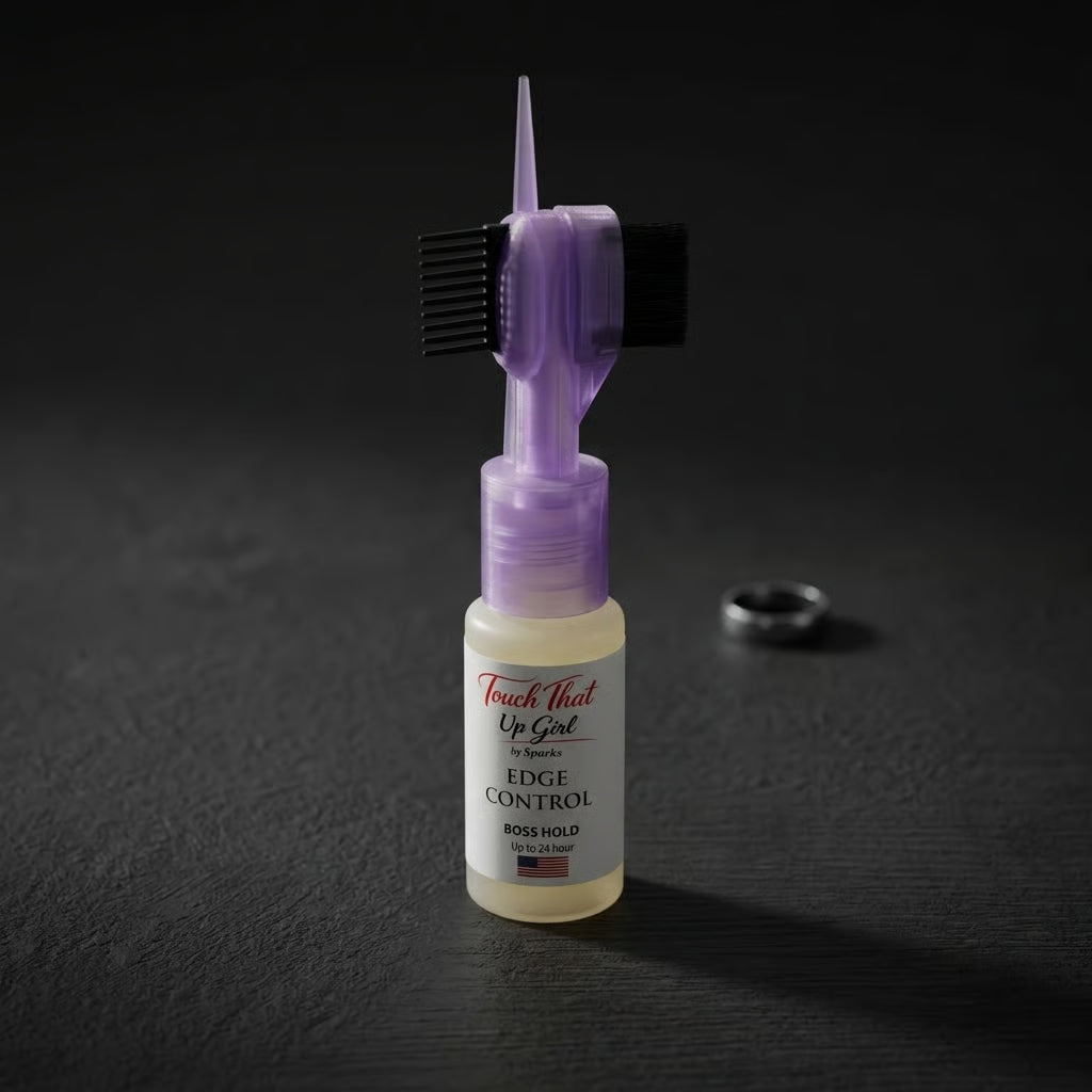 Edge Control Gel Wand with Built-In Comb – Sleek Edges & Baby Hair Styling, Travel Size Touch-Up Tool for Smooth, Long-Lasting Hold