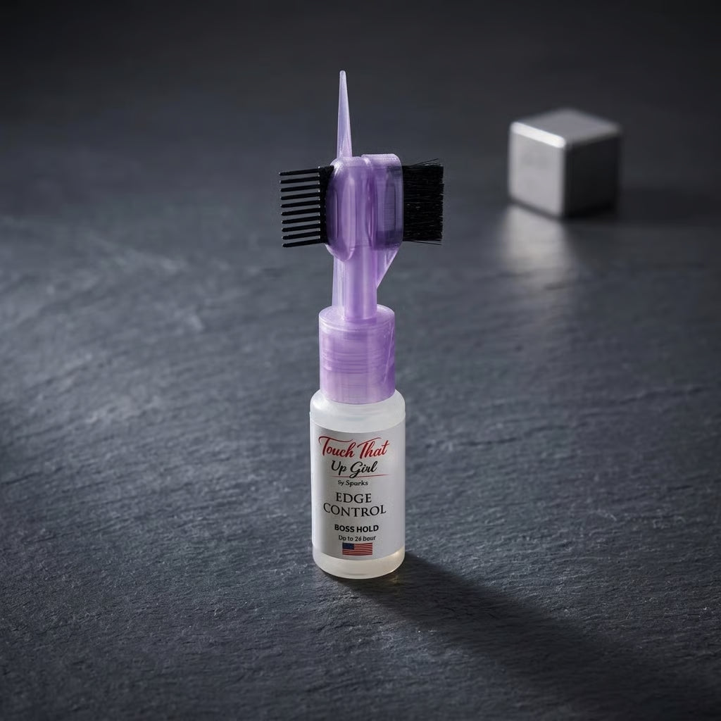 Edge Control Gel Wand with Built-In Comb – Sleek Edges & Baby Hair Styling, Travel Size Touch-Up Tool for Smooth, Long-Lasting Hold