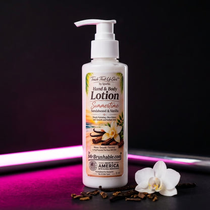 Vanilla Sandalwood Glow Lotion.